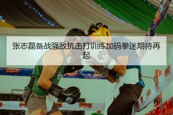 张志磊备战强敌抗击打训练加码拳迷期待再起